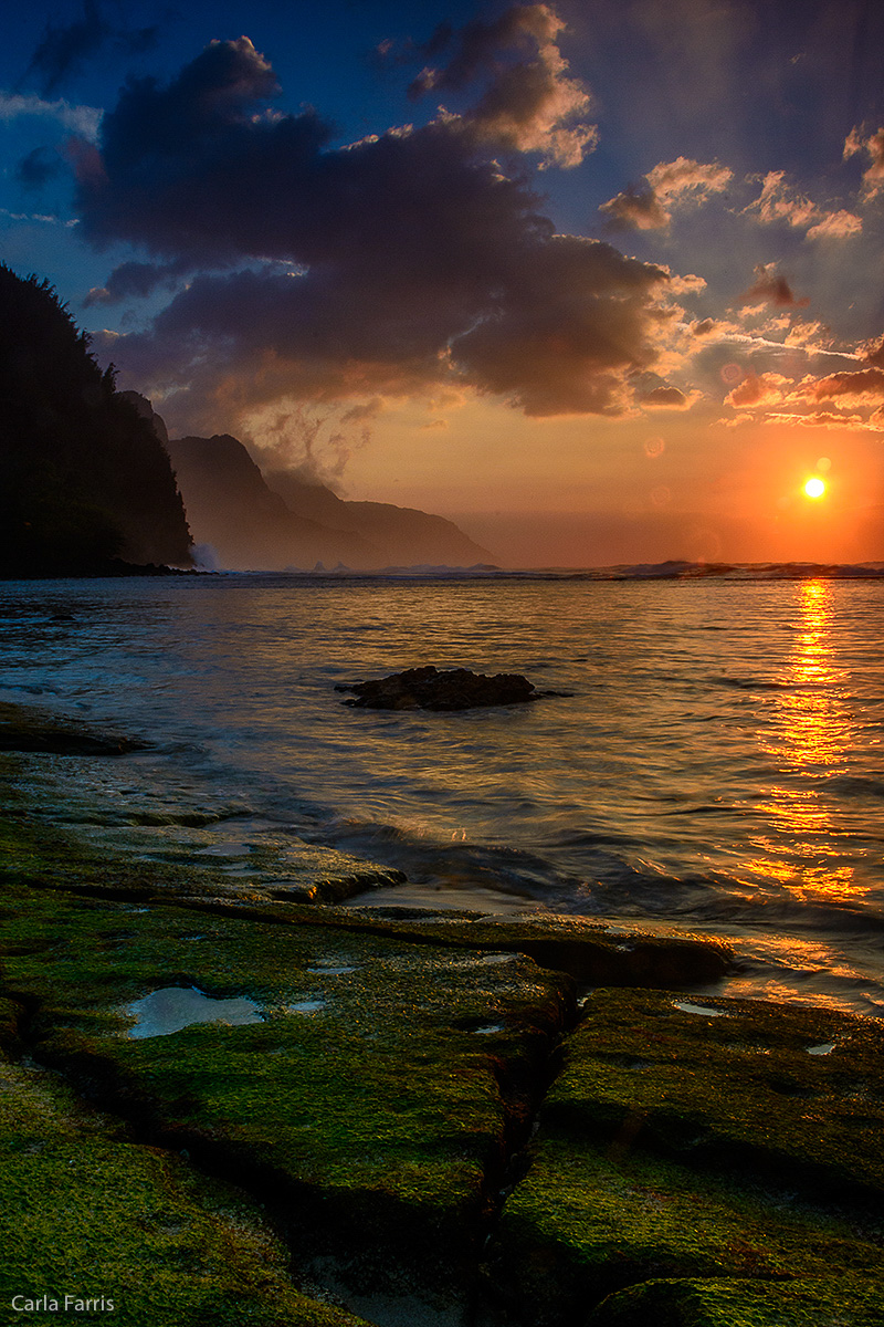 Ke'e Beach Sunset