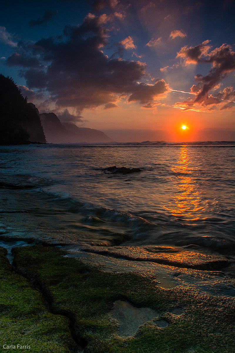 Ke'e Beach Sunset