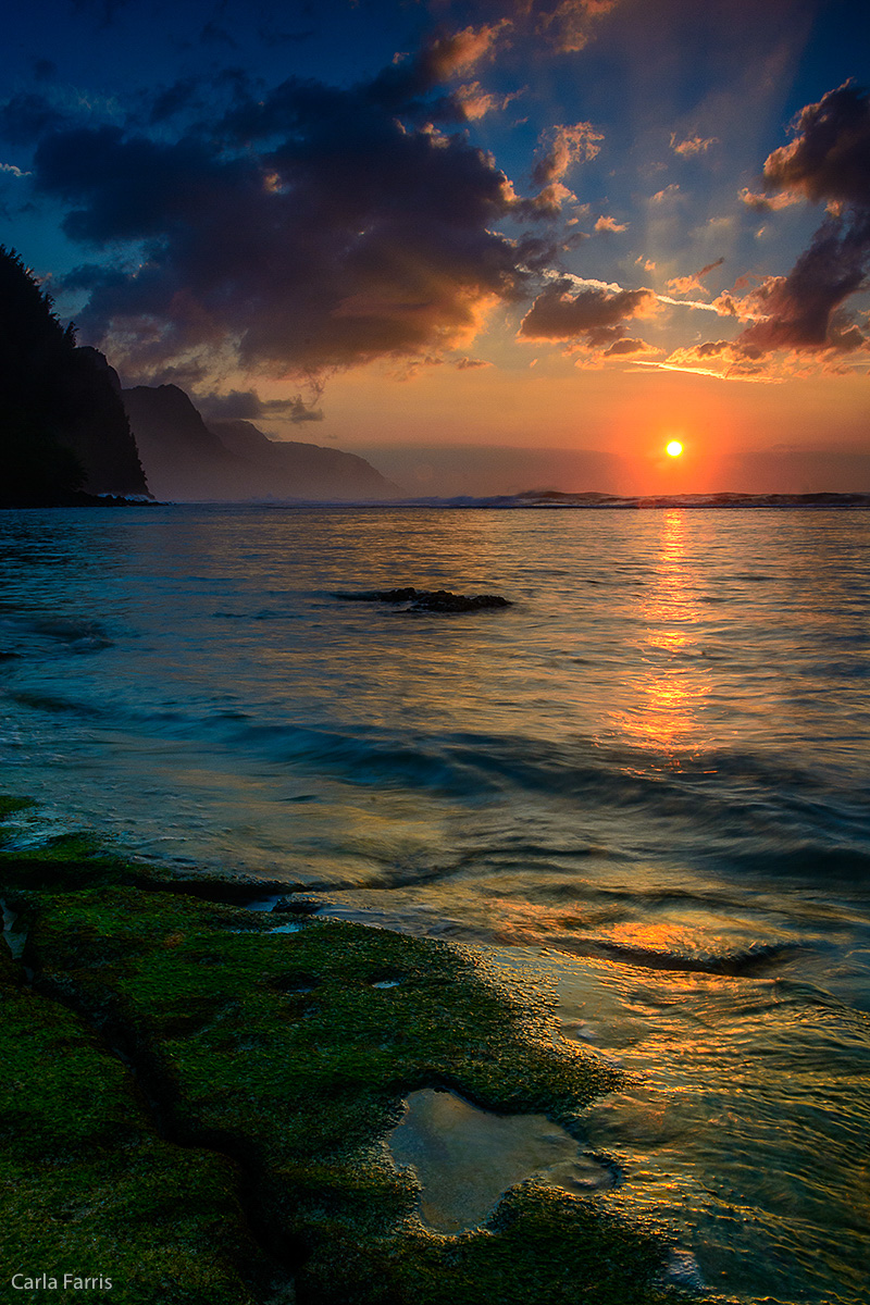 Ke'e Beach Sunset