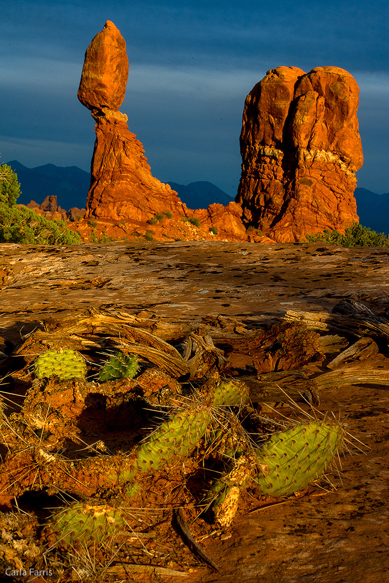 Balanced Rock at Sunset